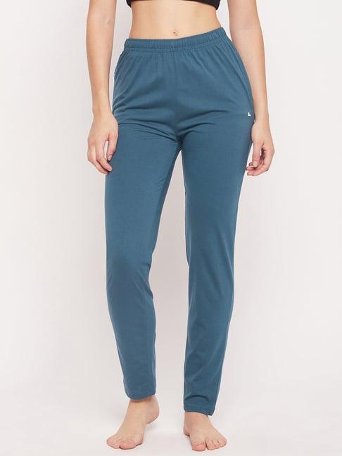 okane blue mid rise lounge pants