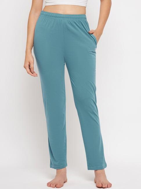 okane blue mid rise lounge pants