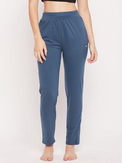 okane blue mid rise lounge pants