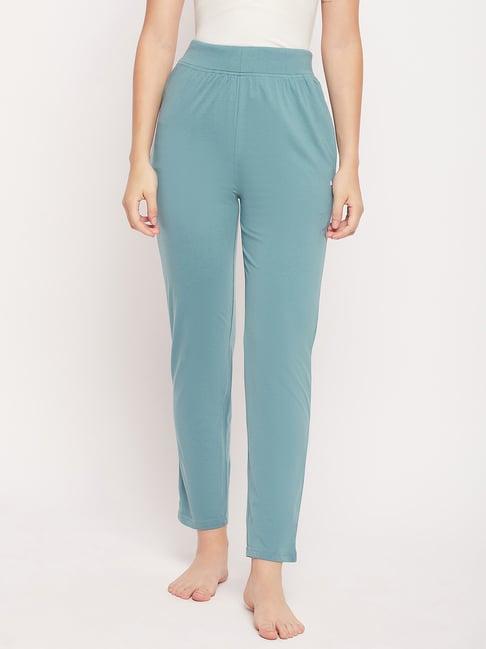 okane blue mid rise lounge pants