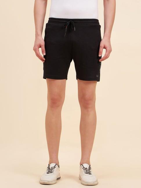 sweet dreams black cotton regular fit shorts