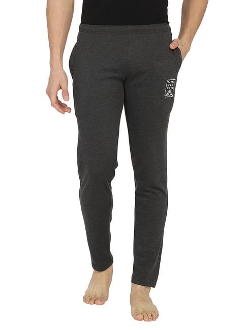 dyca charcoal melange regular fit trackpants