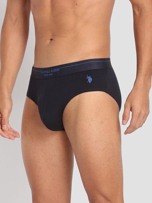 u.s. polo assn. blue regular fit briefs