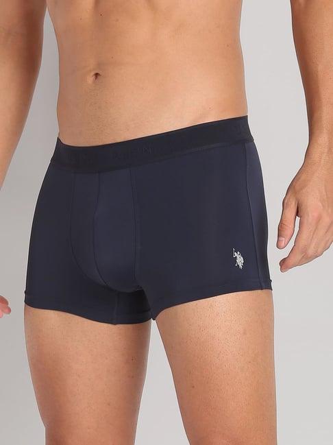 u.s. polo assn. blue regular fit trunks