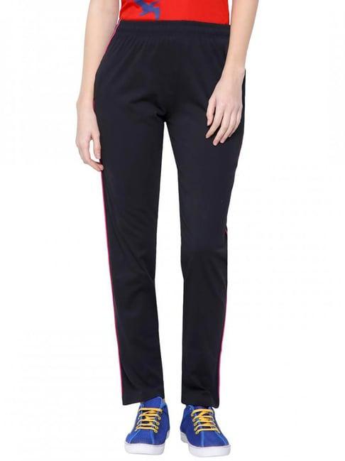 dyca black cotton track pants