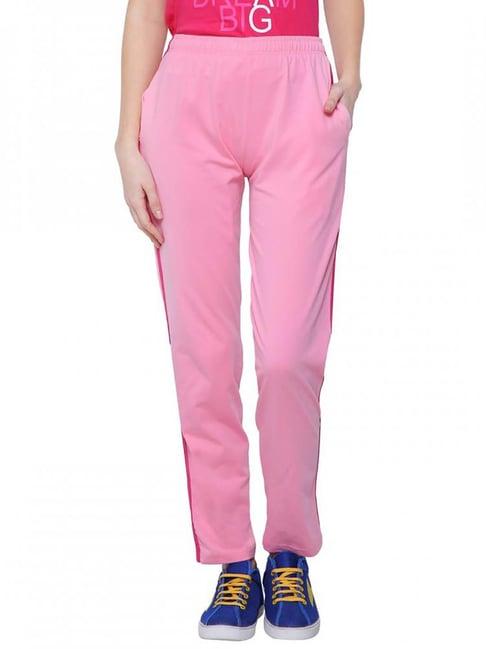 dyca pink cotton track pants