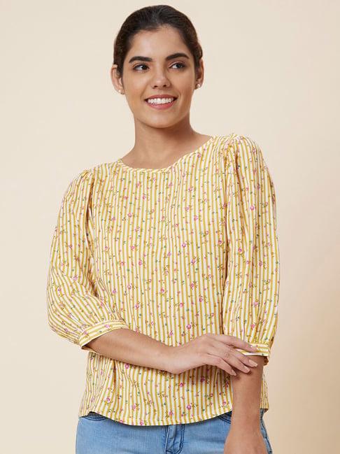 globus yellow striped top