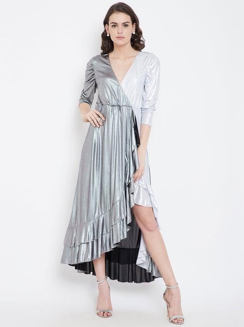 dodo & moa silver maxi dress