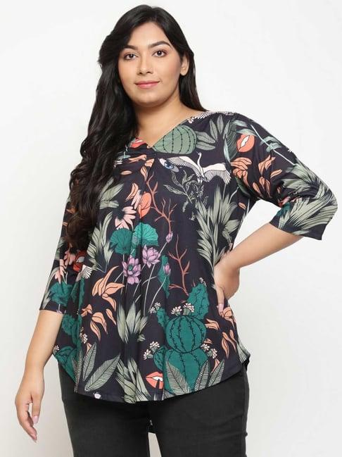 amydus black printed top