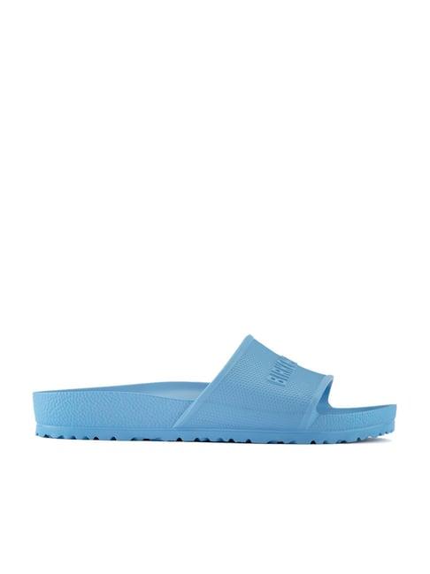 birkenstock men's barbados sky blue slides