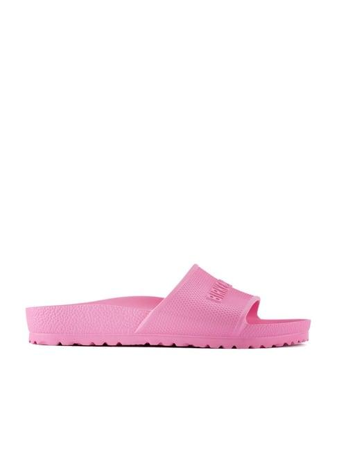 birkenstock men's barbados candy pink slides