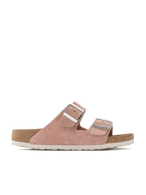 birkenstock men's arizona soft footbed pink casual sandals