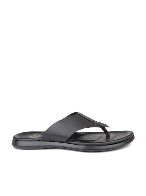 atesber by inc.5 men's black thong sandals