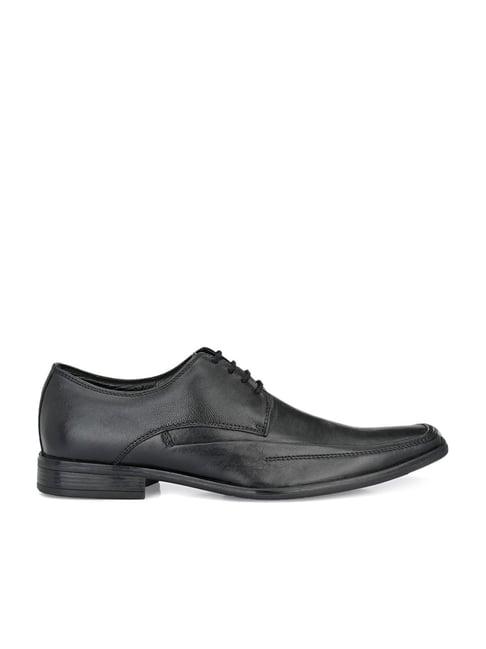 hitz men's black derby shoes