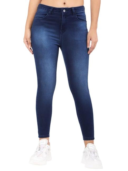 recap blue mid rise jeans