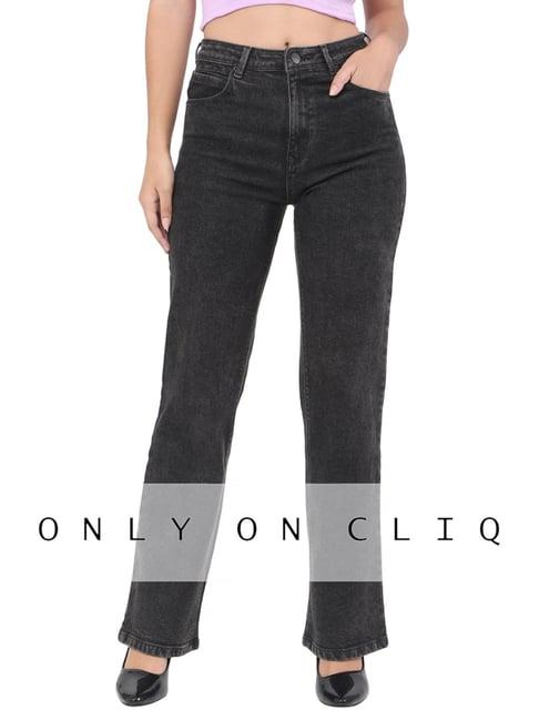 recap black high rise jeans