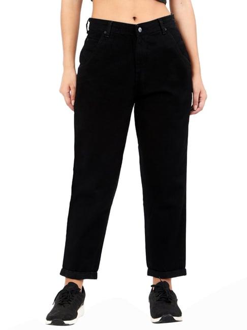 recap black high rise jeans