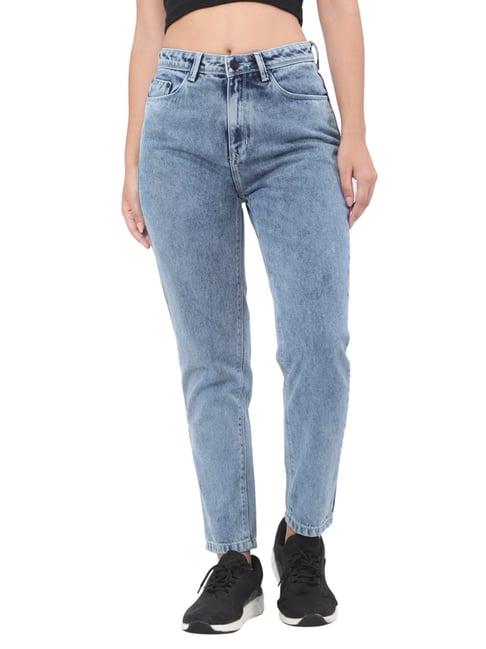 recap blue high rise jeans