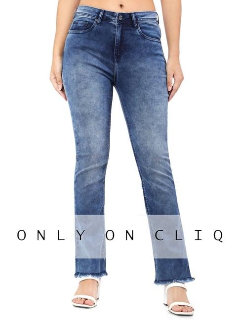 recap blue high rise jeans