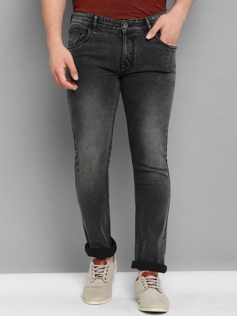 allen cooper black regular fit jeans