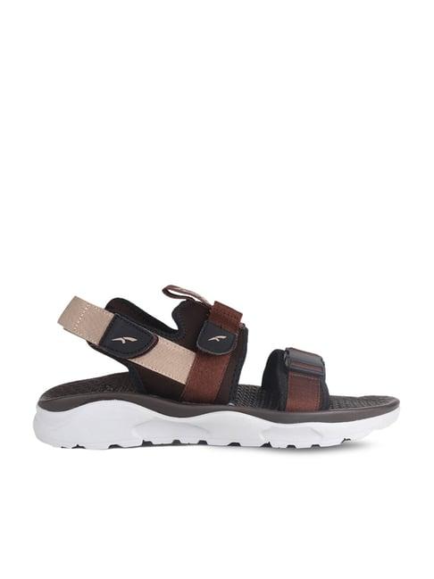 furo by red chief men's brown floater sandals