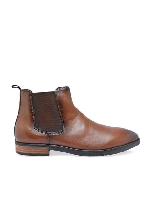 imperio by regal men's tan chelsea boots