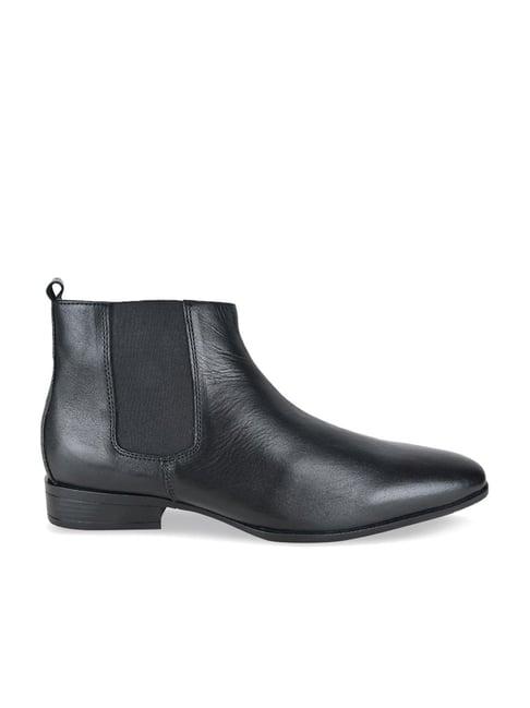 regal men's black chelsea boots