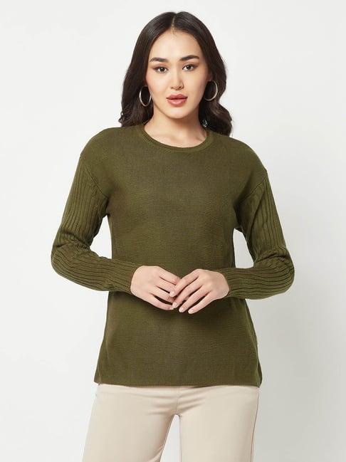 crimsoune club olive sweater