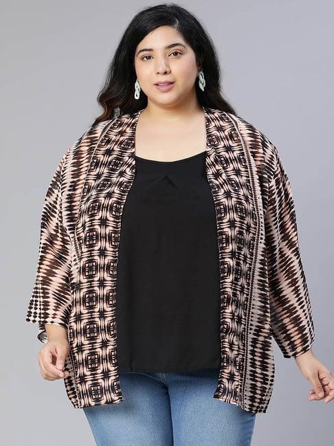 oxolloxo multicolor printed shrug