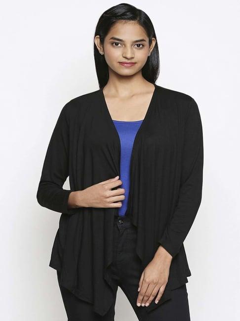 honey by pantaloons black full sleeves shrug