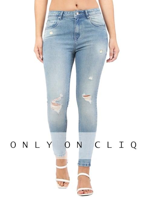 recap light blue mid rise jeans