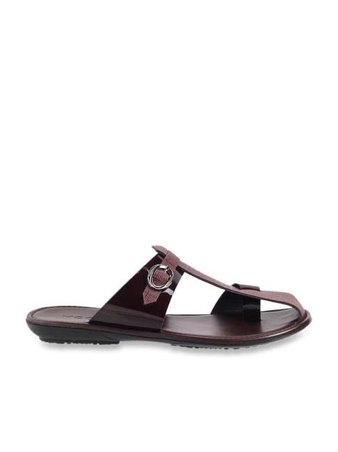 mochi men's wine toe ring sandals