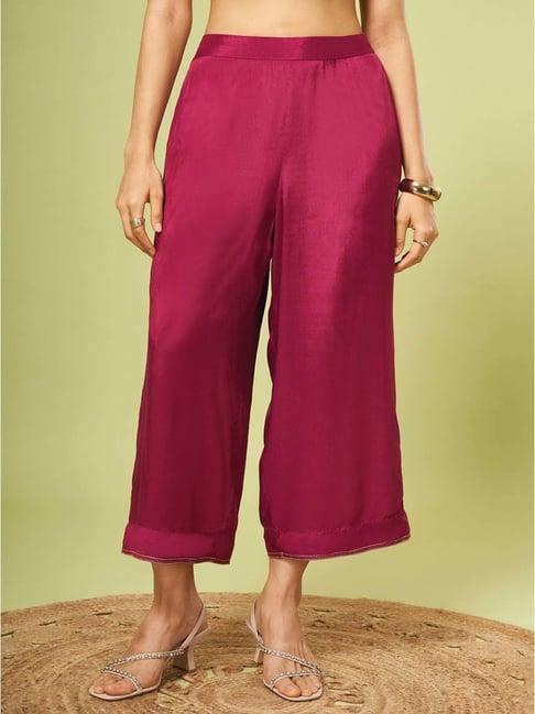 marigold lane pink regular fit palazzos