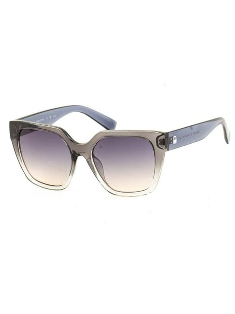 united colors of benetton blue square sunglasses for women