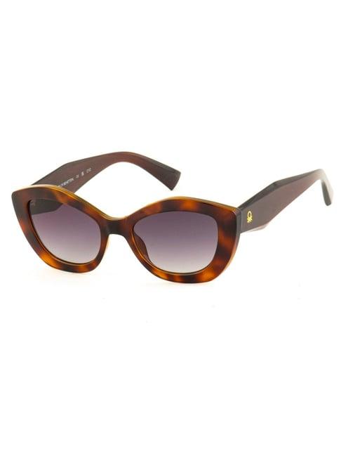 united colors of benetton purple cat eye sunglasses for women