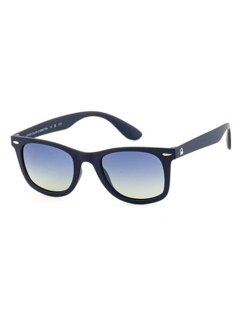 united colors of benetton blue wayfarer sunglasses for men