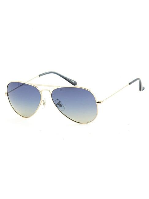 united colors of benetton blue aviator sunglasses for men