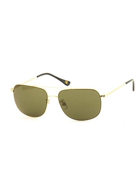 united colors of benetton green square sunglasses for men