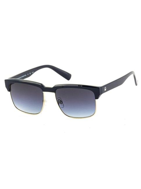 united colors of benetton blue square sunglasses for men