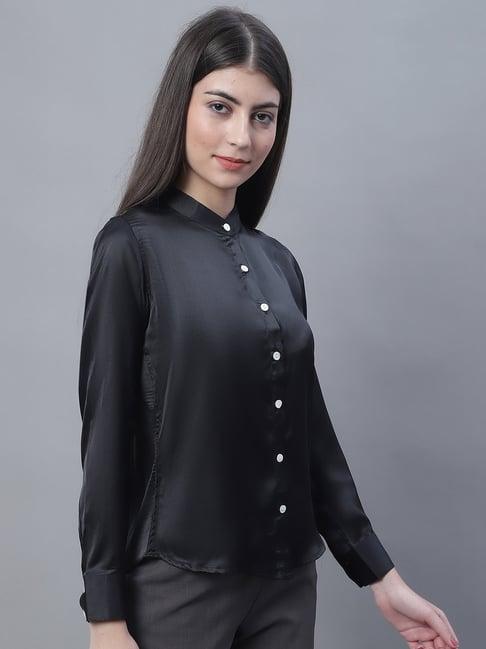 jainish black casual shirt