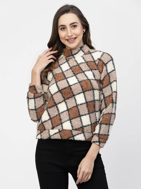 juelle multicolor check pullover