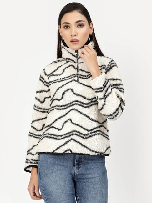 juelle white printed pullover