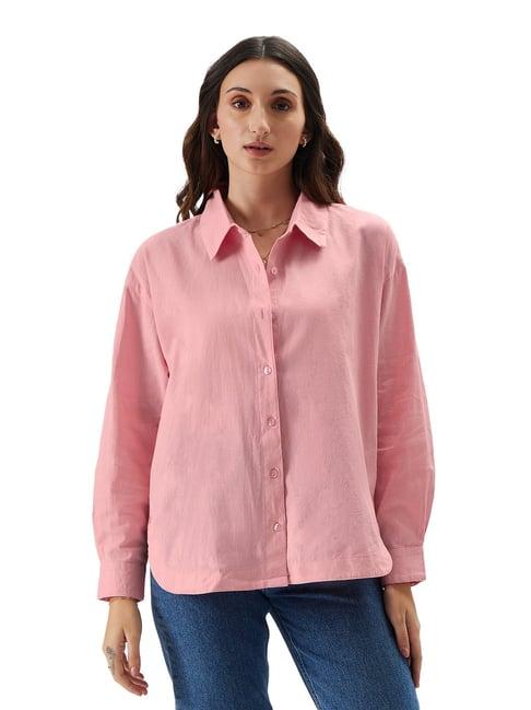 the souled store pink shirt