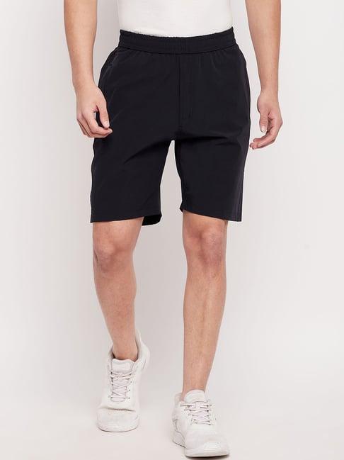 okane dark navy regular fit shorts