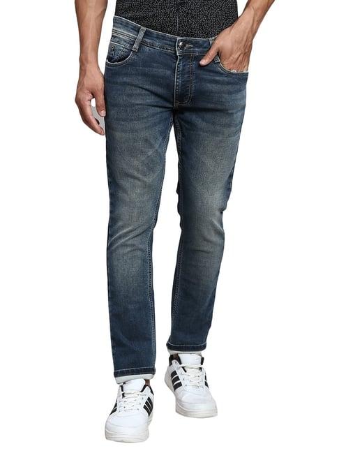 parx blue super slim fit low rise jeans