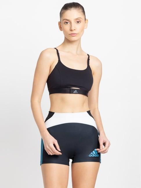 adidas black training bra