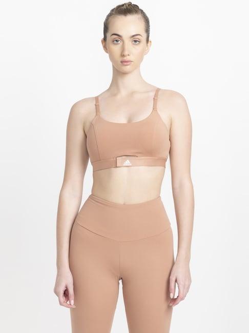 adidas peach training bra