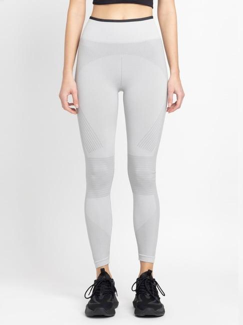 adidas grey high rise training tights