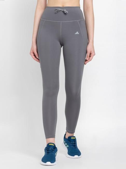 adidas grey mid rise tights