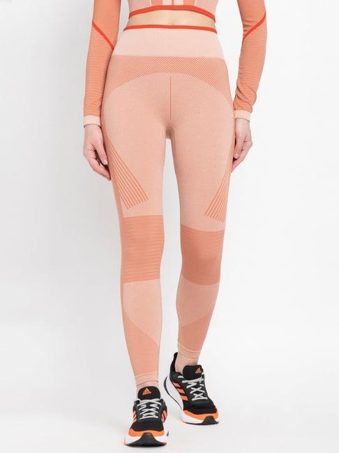 adidas coral printed training tights